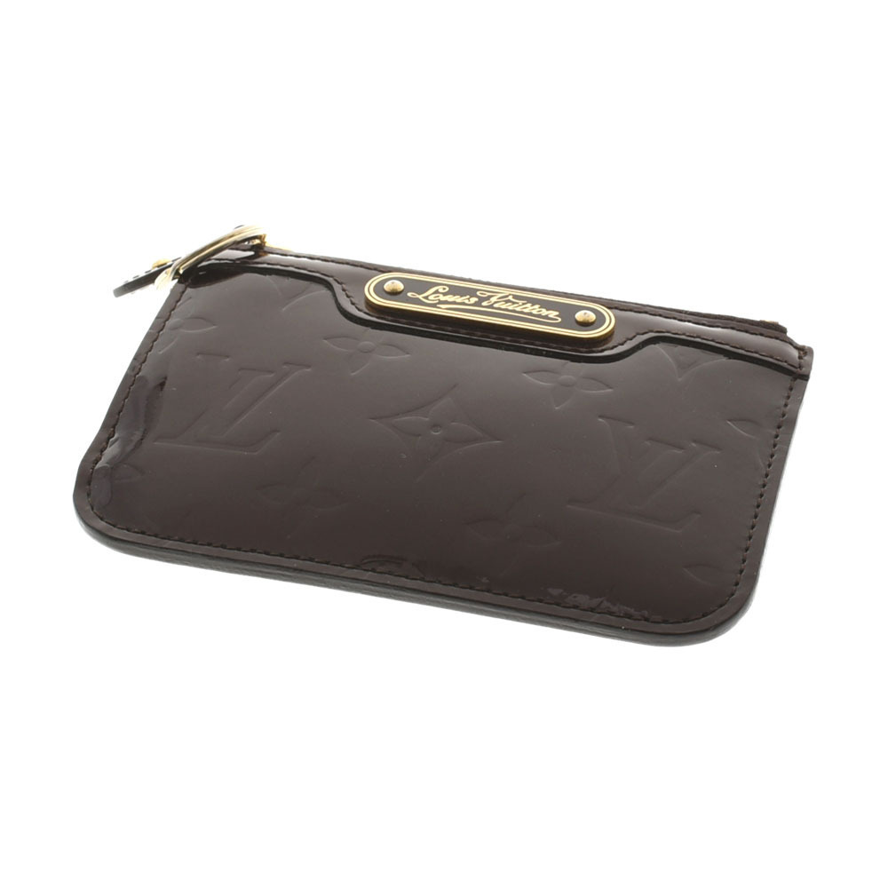 Louis Vuitton Vernis Patent Pochette NM Amarante Purple Wallet - Picture 3 of 12
